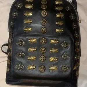 blue leather backpack mini The Della Fine Purse, Midnight I GOT IT FOR Featuring our NEW Pebbled Style:Bear River Bears NEW S25